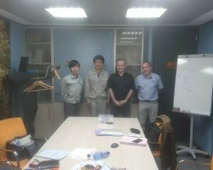 Visita de técnicos de Techniop y Sumitomo