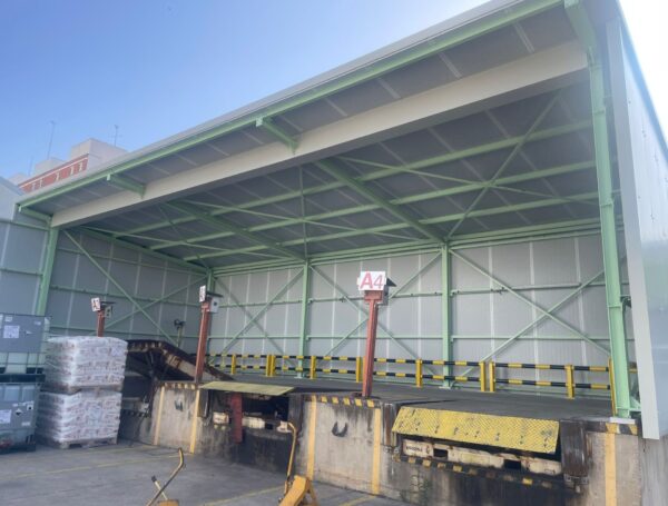 ESTRUCTURA CUBIERTA MUELLE CARGA. JUNIO 2025